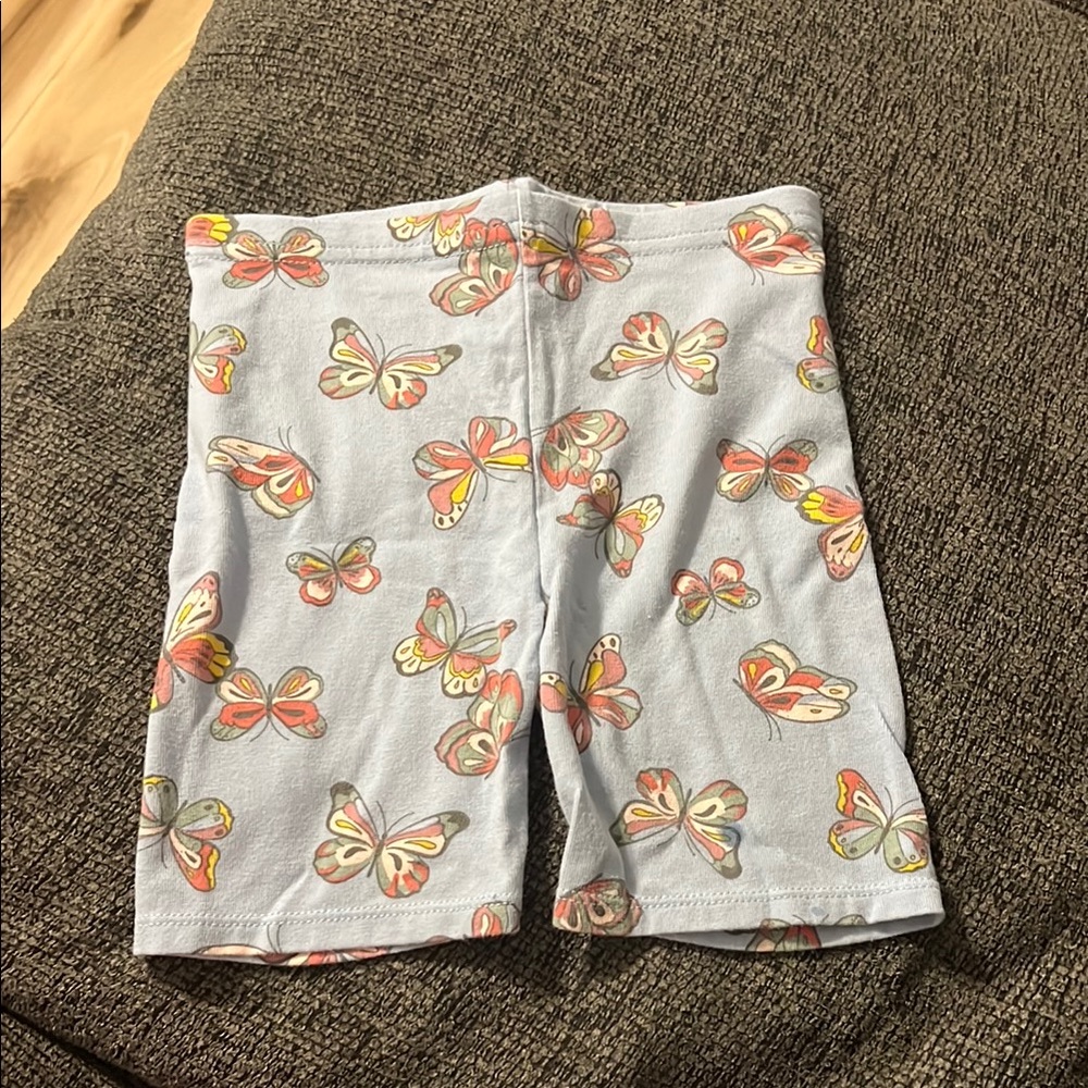 Butterfly Print Kids Shorts